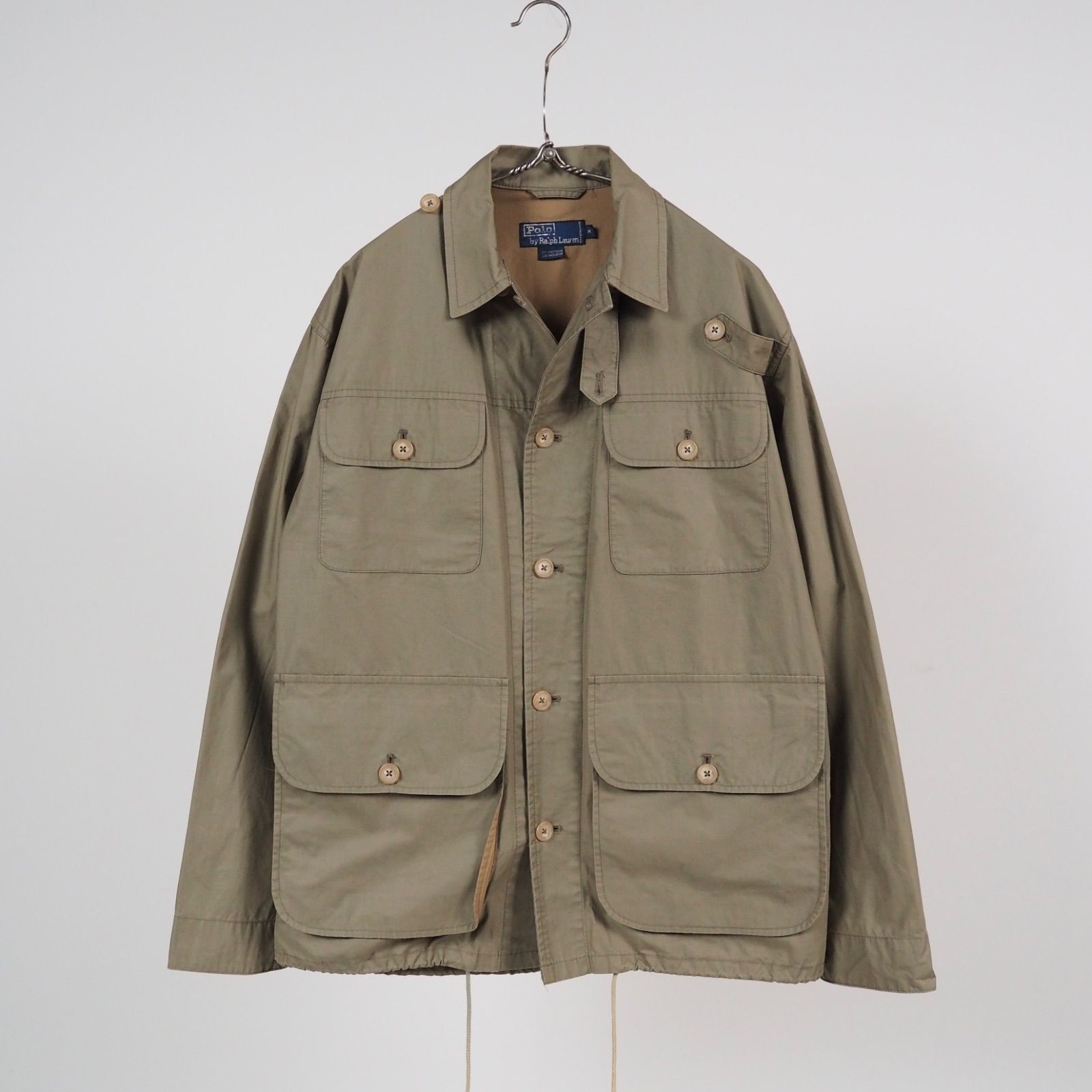 Polo by Ralph Lauren warden's jacket M cotton poplin olive green