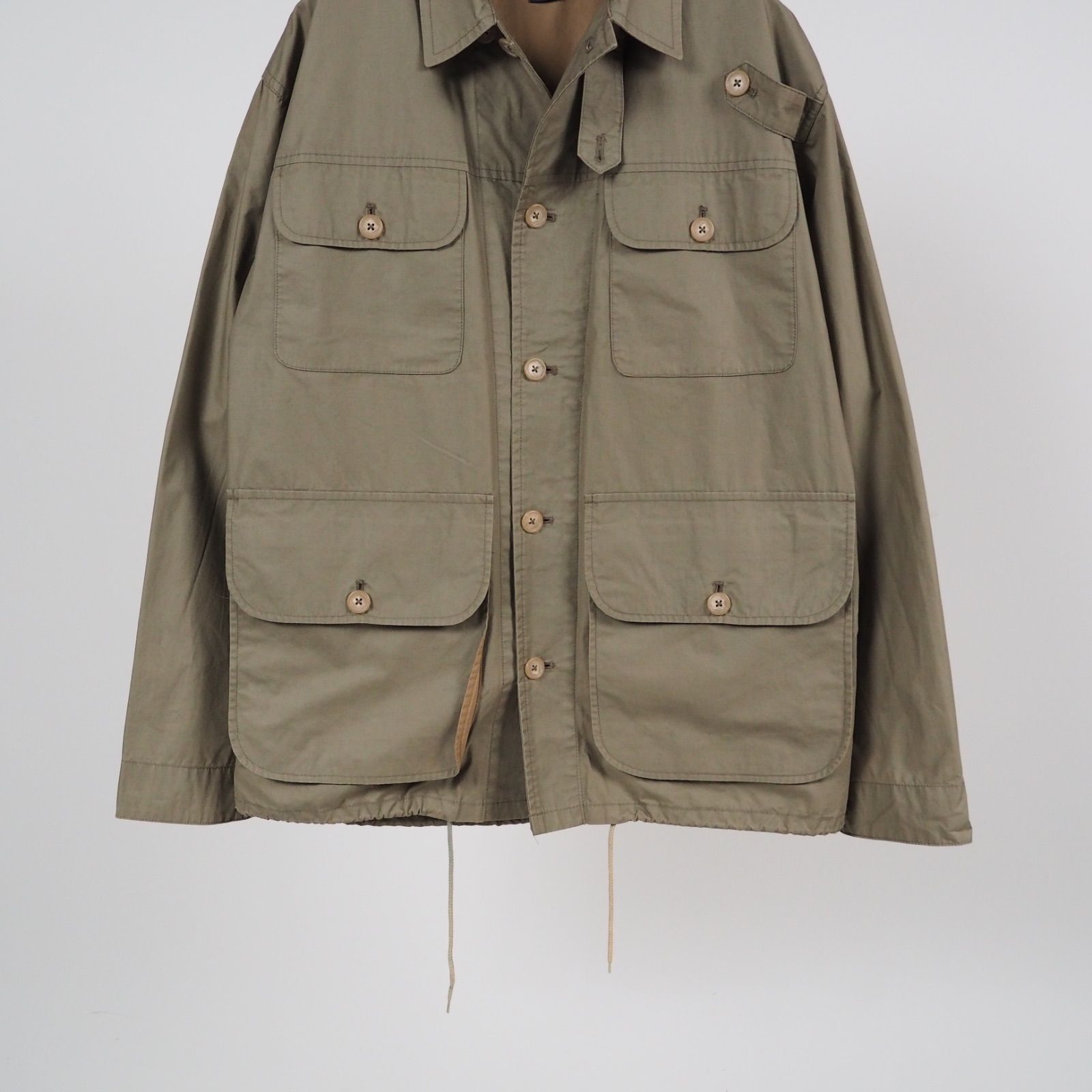 Polo by Ralph Lauren warden's jacket M cotton poplin olive green