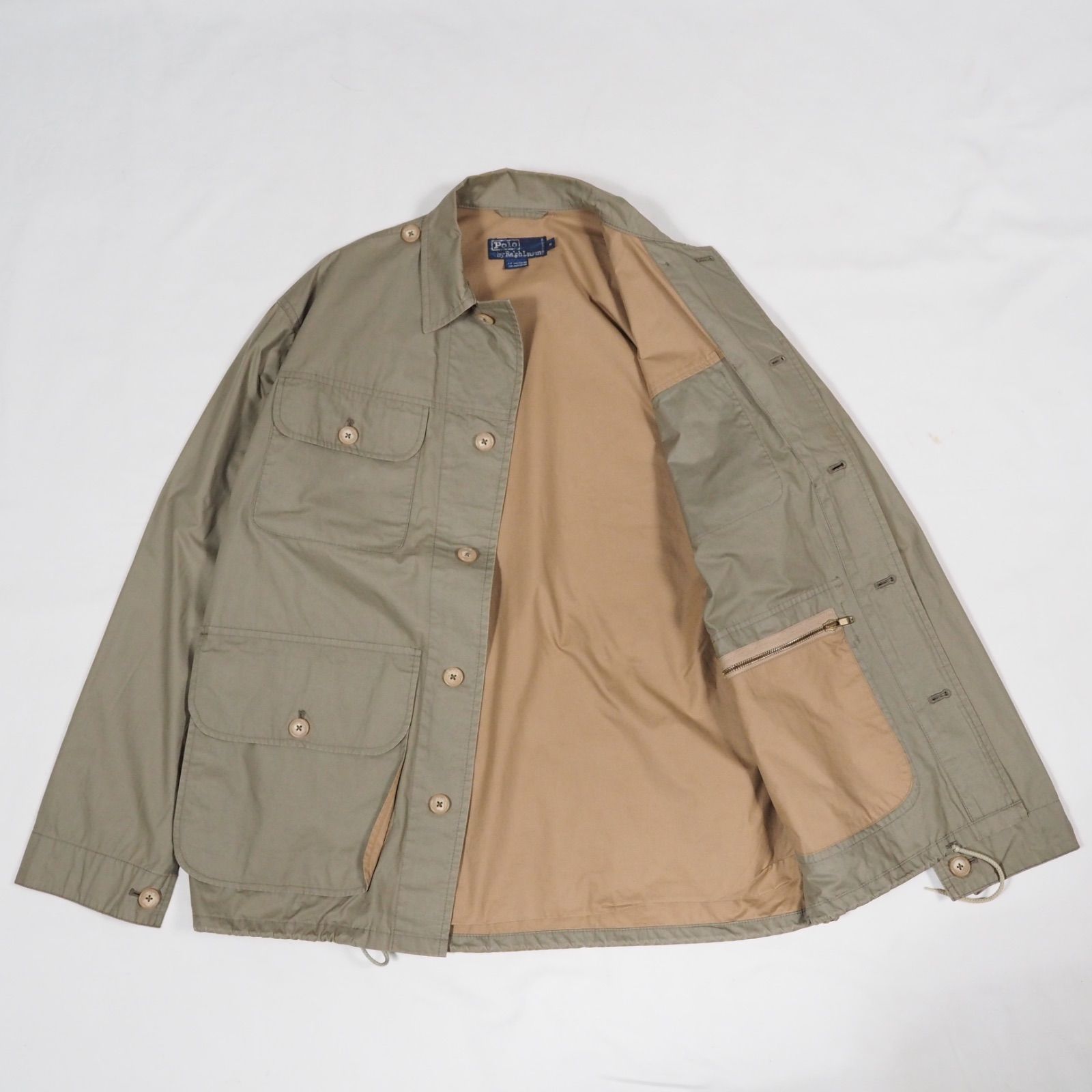 Polo by Ralph Lauren warden's jacket M cotton poplin olive green