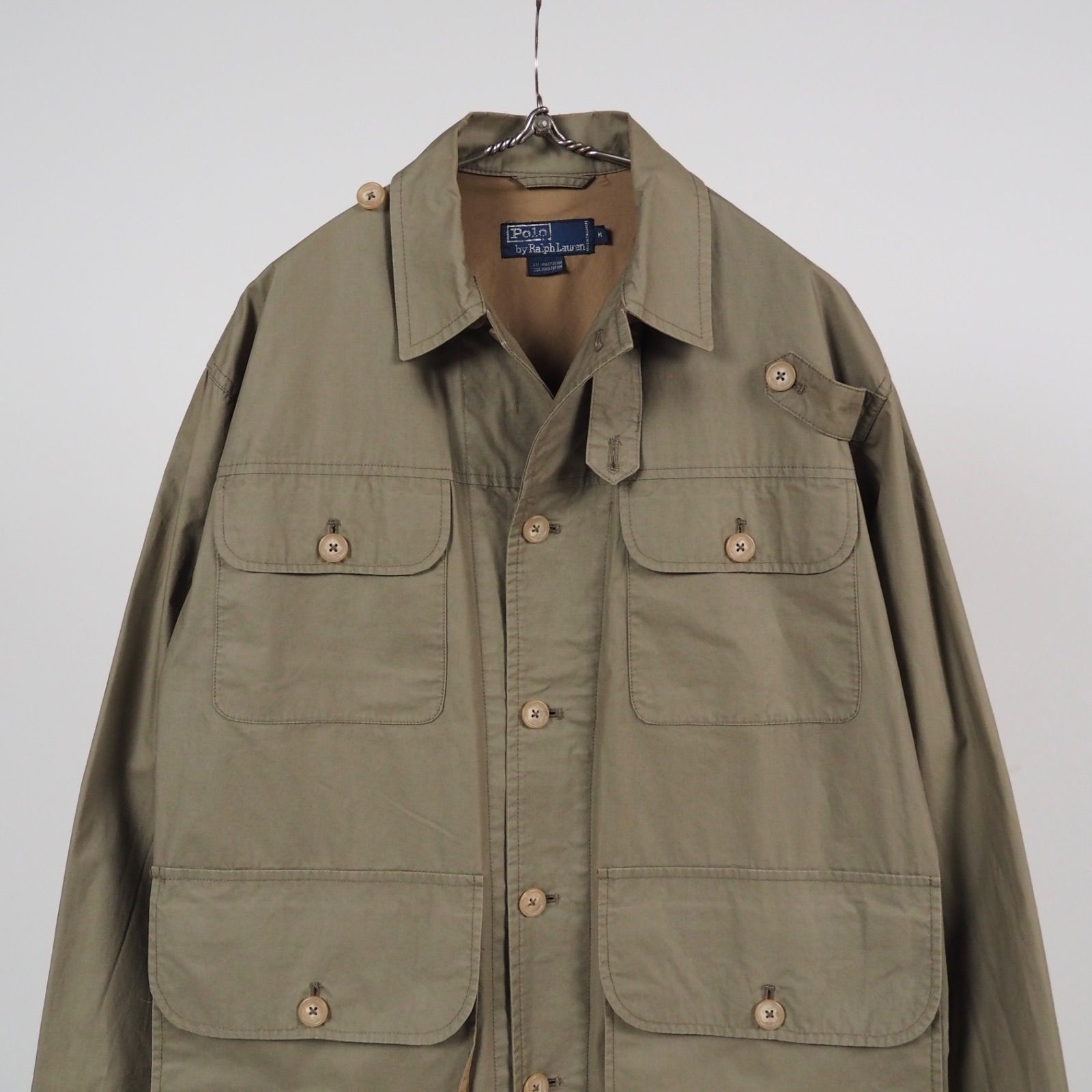 Polo by Ralph Lauren warden's jacket M cotton poplin olive green