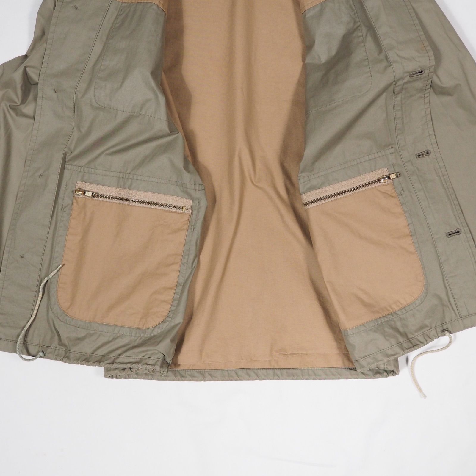 Polo by Ralph Lauren warden's jacket M cotton poplin olive green
