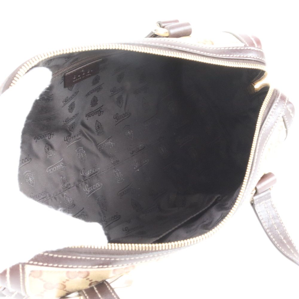 美品 グッチ GGクリスタル ドゥケッサ ミニ ボストン 人気 181487  