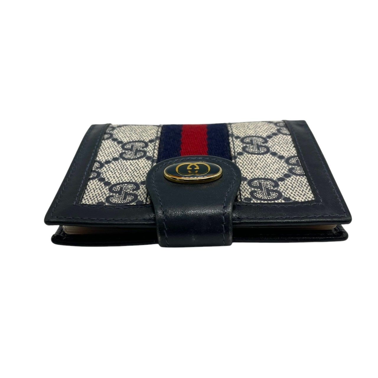 グッチ GUCCI カードケース 名刺入れ 二つ折り GGスプリーム シェリー