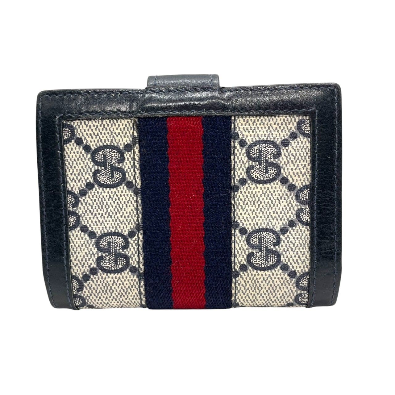 グッチ GUCCI カードケース 名刺入れ 二つ折り GGスプリーム シェリー