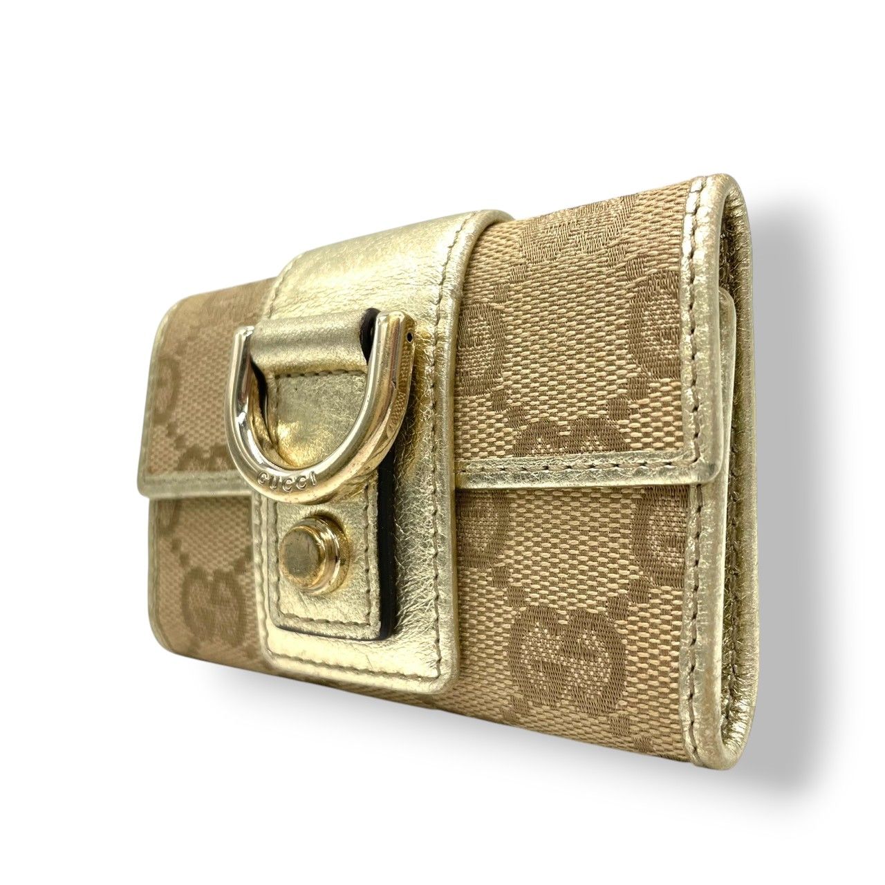 最終お値下げ【未使用】GUCCI キーケース アイボリー/ベージュ グッチ】gucci キーケース レディース ベージュ 【公式通販】