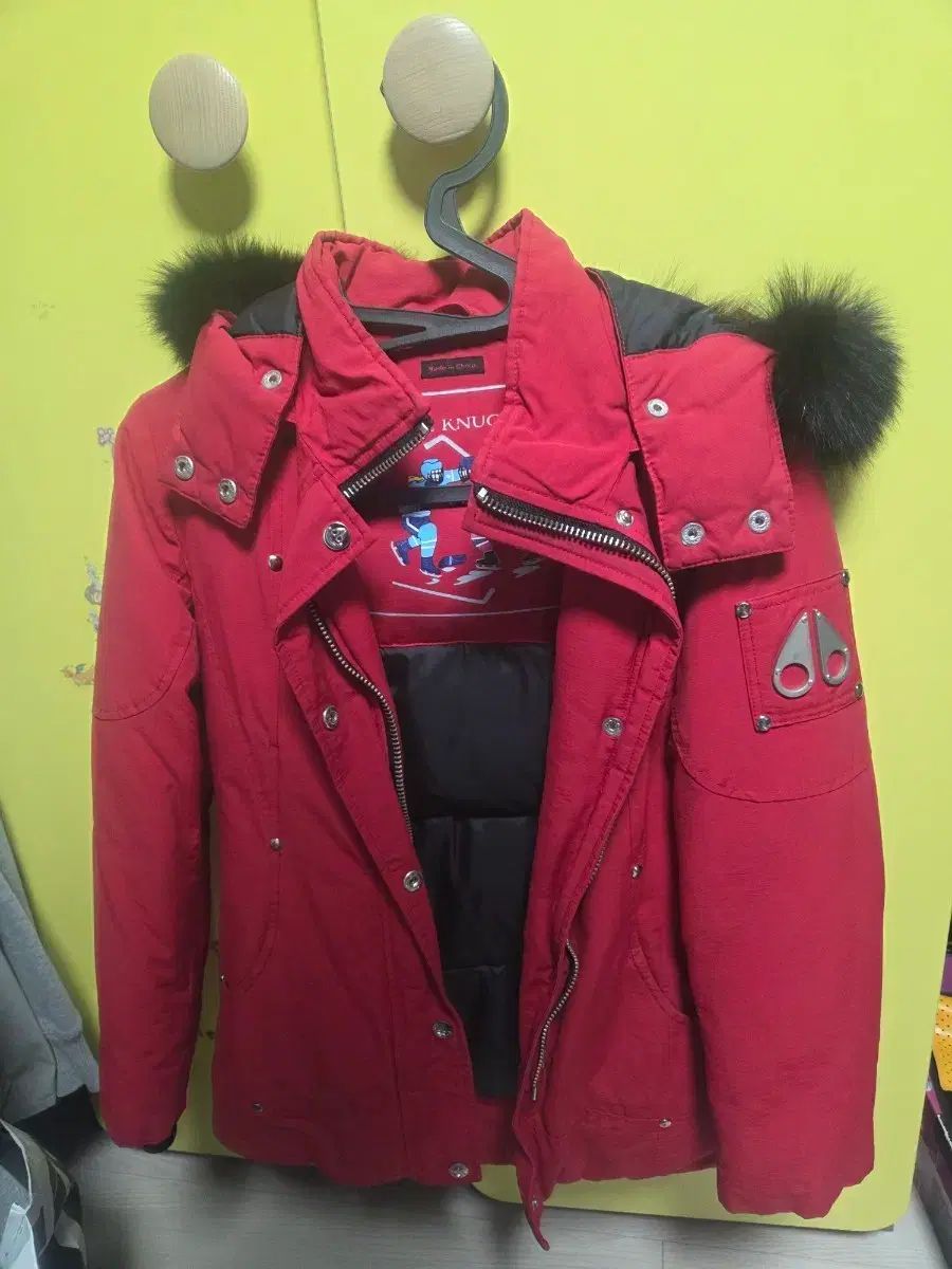 MOOSE KNUCKLES ムースナックルズ キッズ ジュニア レッド ダウン