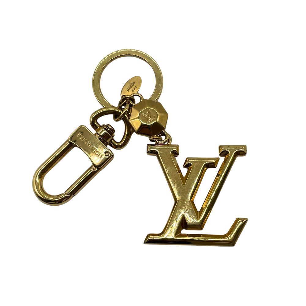 玉津店 中古】LOUIS VUITTON（ルイヴィトン）ロゴチャーム キーリング