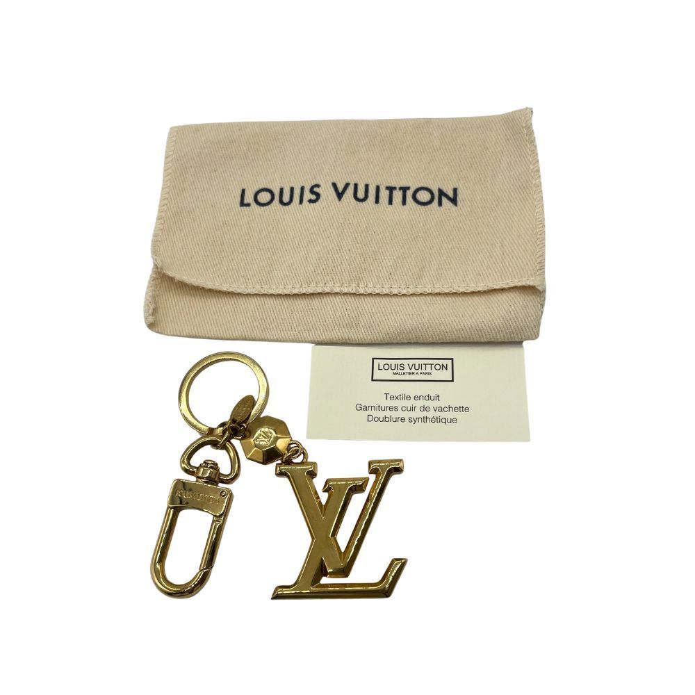 玉津店 中古】LOUIS VUITTON（ルイヴィトン）ロゴチャーム キーリング