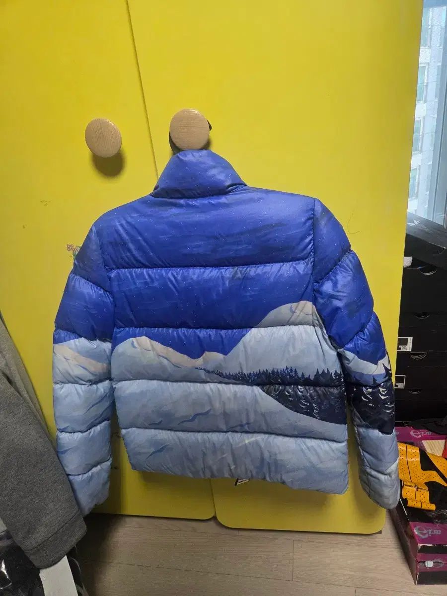  モンクレール ジュニア キッズ 子供 スキー プリンティング ブルー ダウン アウター その他 ジャケット ブルゾン