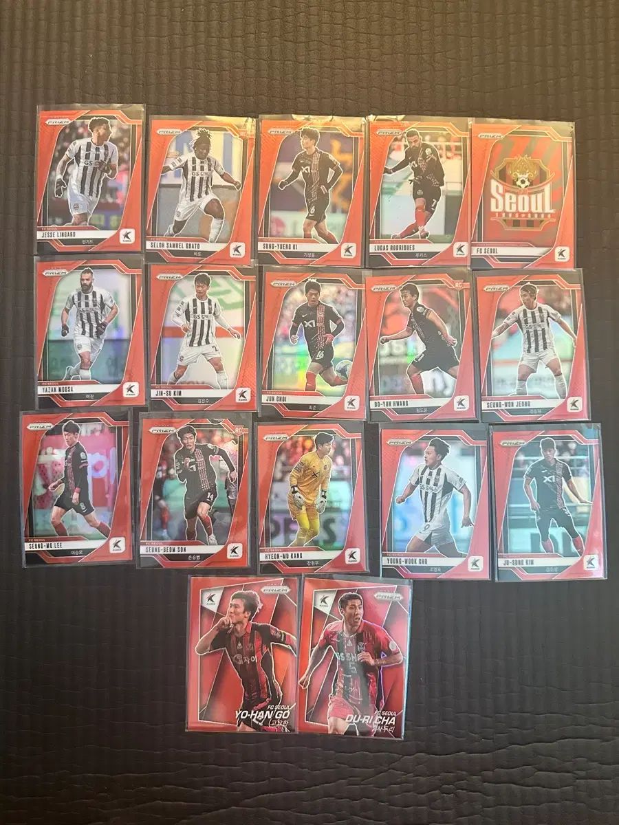 フルセット 2025 FCソウル Kリーグ Panini パニーニ プリズム レッド カード