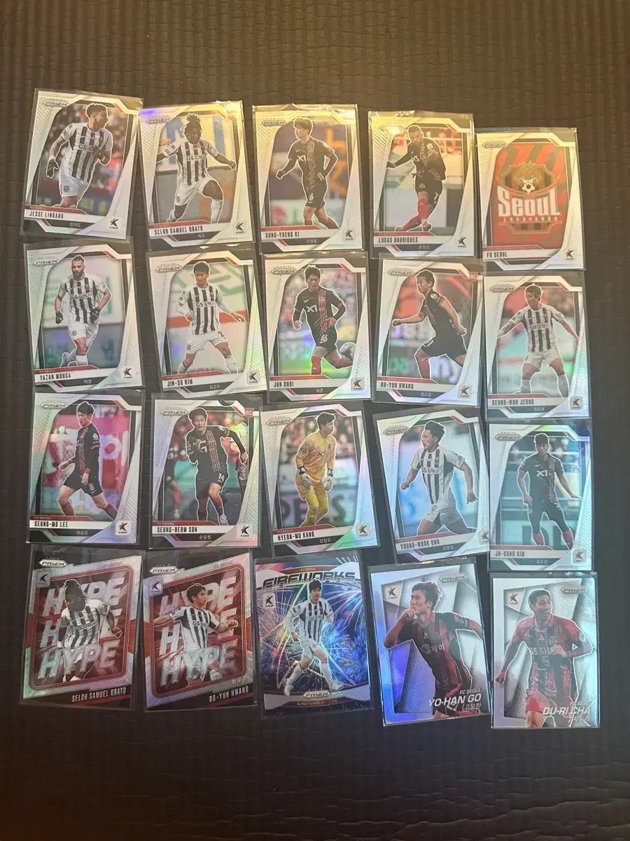 フルセット 2025 FCソウル Panini パニーニ プリズム シルバー リフレクター インサート Kリーグ カー