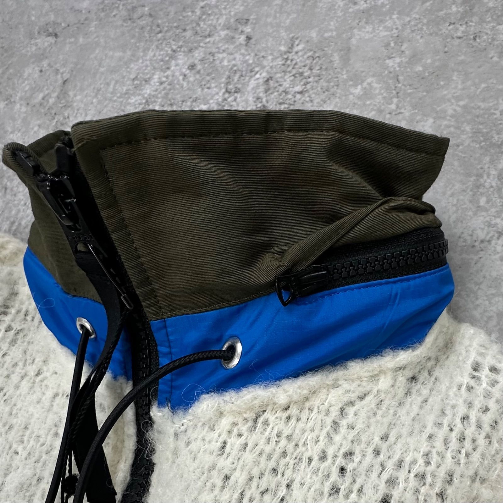 タグ付き未使用】Sacai Wool Knit Hoodie サイズ1 アルパカ混 参考価格