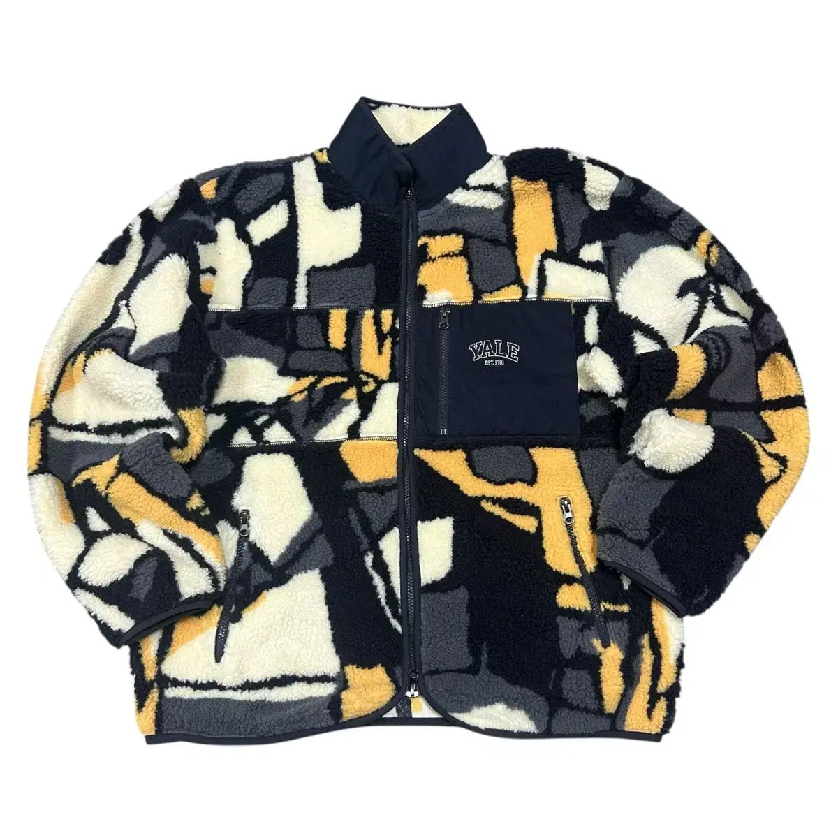 (即配) YALE ボア シェルパ ジップアップ ジャケット