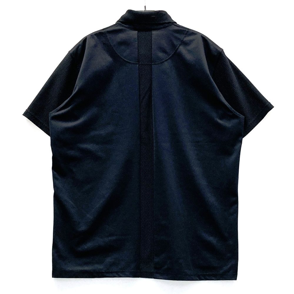 23区 GOLF(ニジュウサンクゴルフ)｜中古ゴルフウェア通販サイトSTST ゴルフ（ジャケット｜メンズウェア）：ウェア<ゴルフ 23区GOLF ニジュウサンクゴルフ 半袖ポロシャツ メッシュ切替 ホワイト サイズ：LL ネイビー系 ゴルフ 大きいサイズの通販 23区ゴルフ キャップの通販