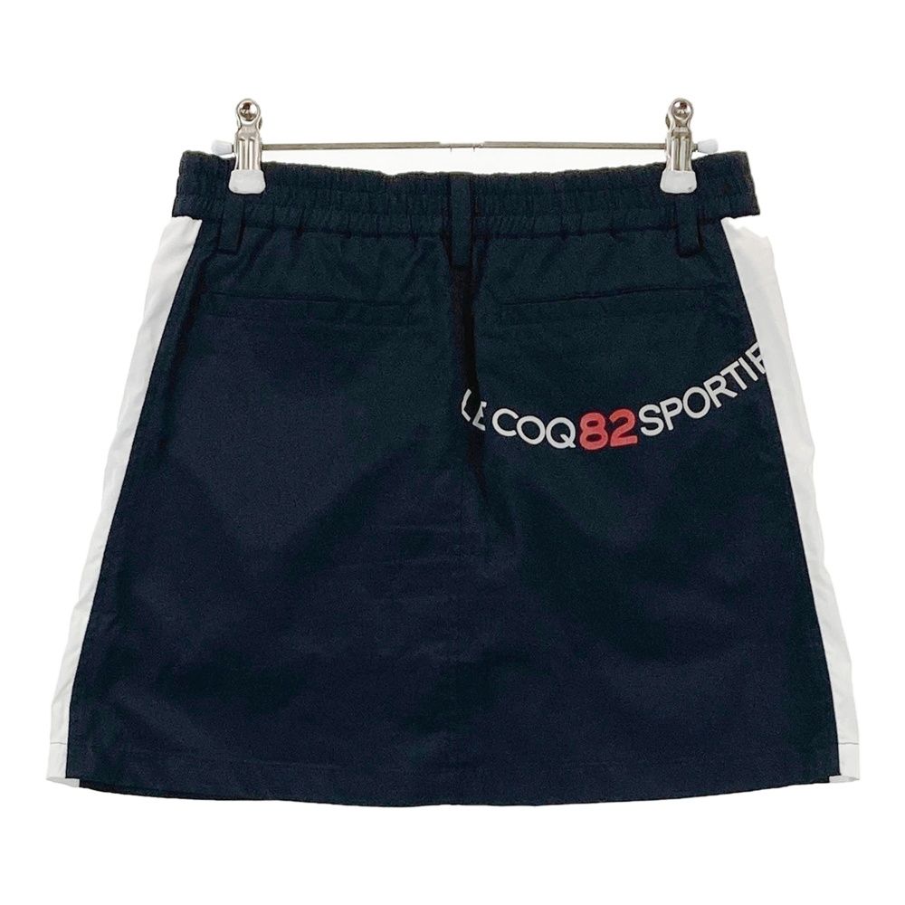 サイズ：7 LE COQ GOLF ルコックゴルフ インナー付 スカート ネイビー