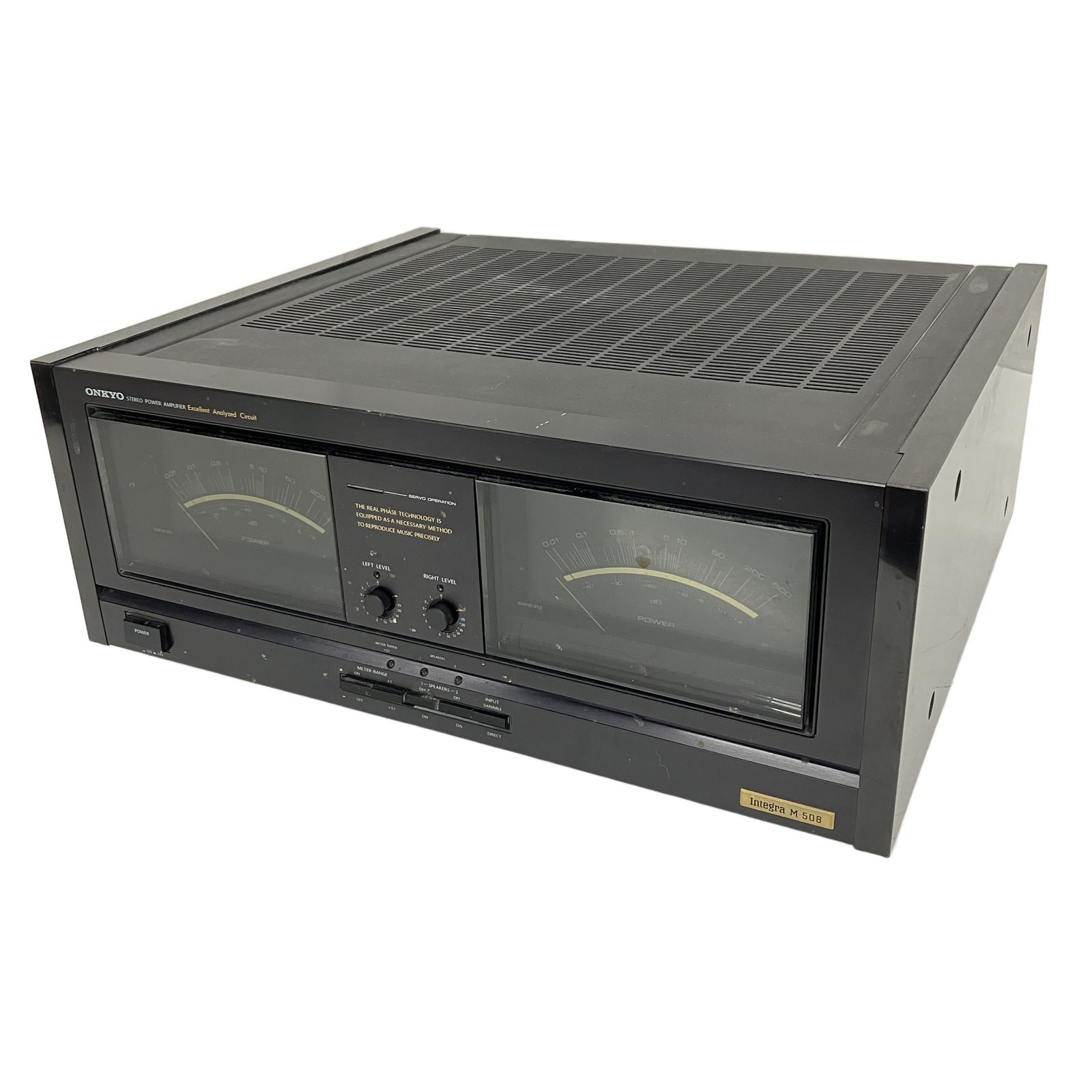 ONKYO Integra M-508 ステレオ パワーアンプ ピュアオーディオ 音響