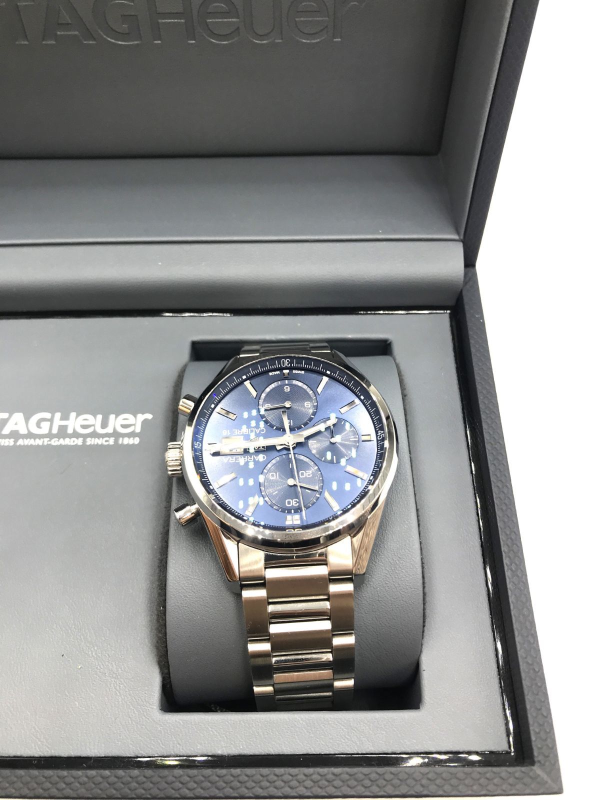 タグ ホイヤー カレラ クロノグラフのステンレススティール製 JTB-411