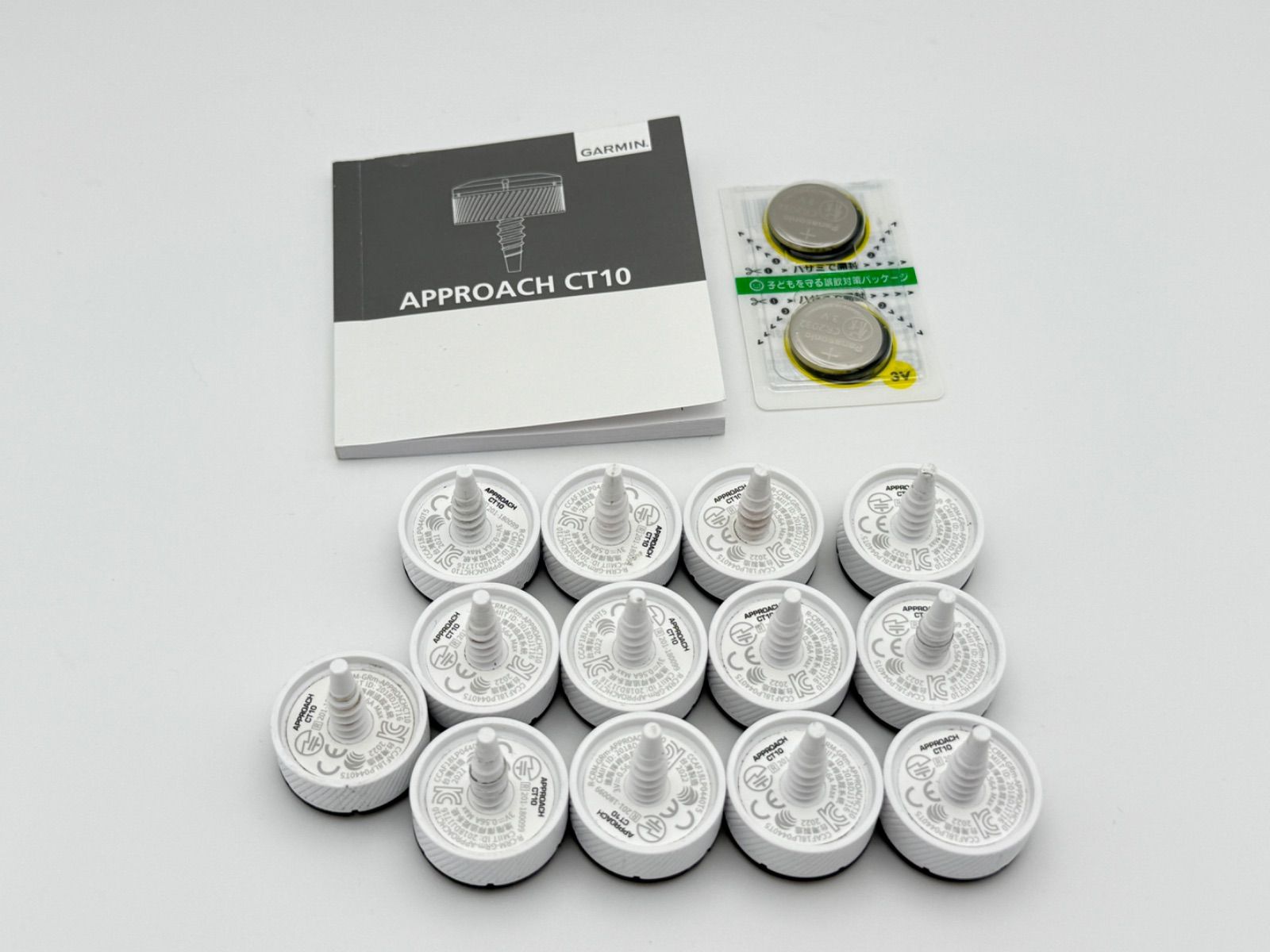 GARMIN Approach CT10 13個セット 交換電池付 ガーミン アプローチ