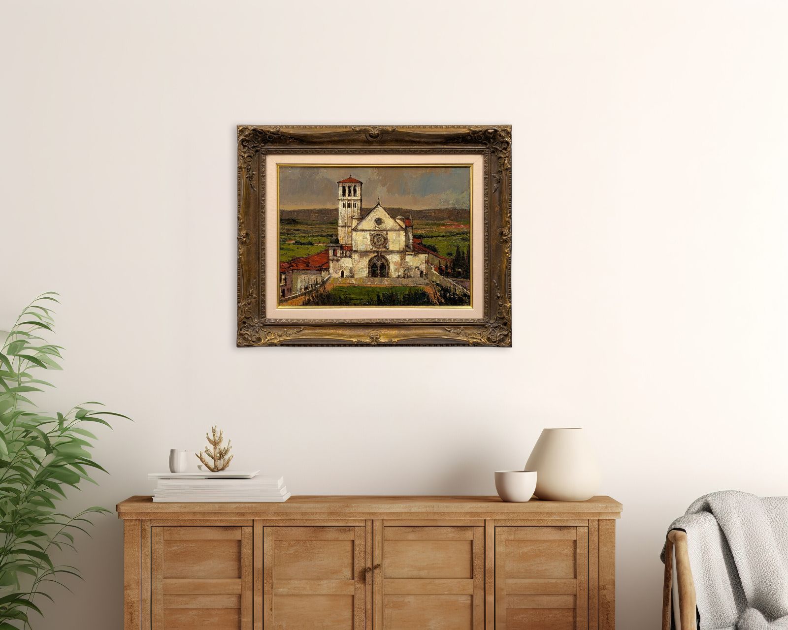 じんしろげ様 河西昭治 油彩画 【パリ郊外】 じんしろげ様 河西昭治