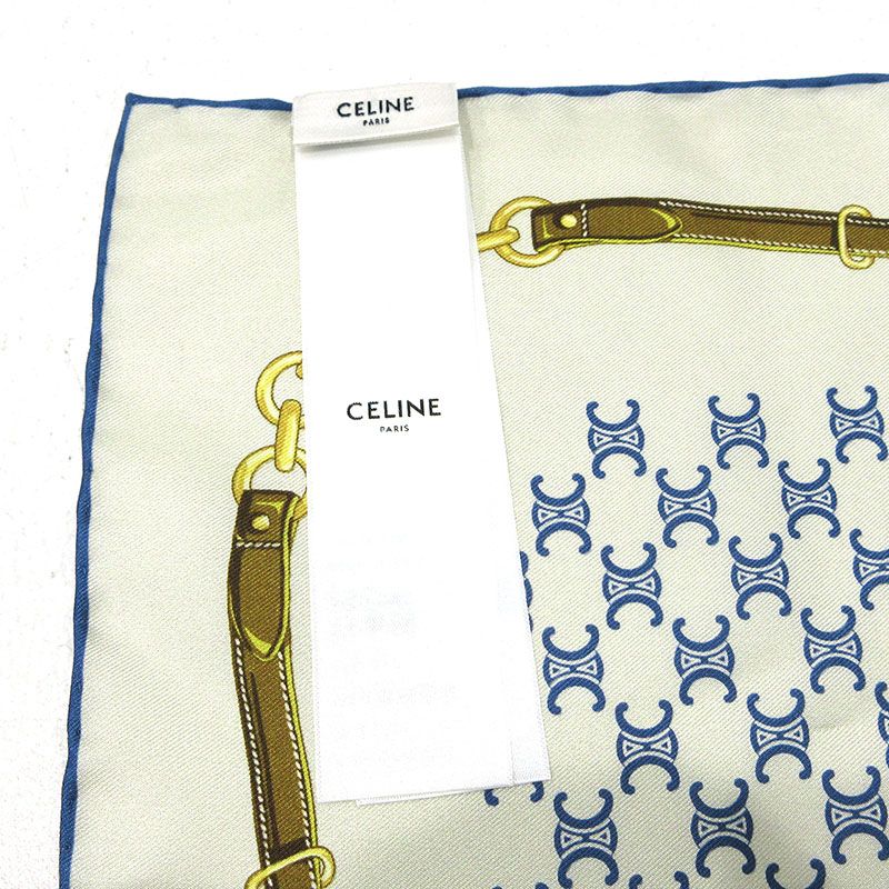 三重本店】 中古 CELINE | セリーヌ スカーフ ヘリテージ シルクツイル