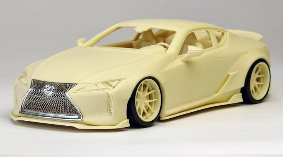 ZoomOn CS 128 L 1 24 LBWK レクサス LC 500 ワイドボディver LHD version ブラックカーボックスアート