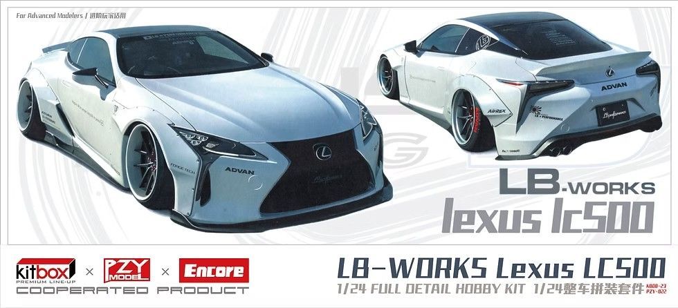 ZoomOn CS 128 L 1 24 LBWK レクサス LC 500 ワイドボディver LHD version ブラックカーボックスアート