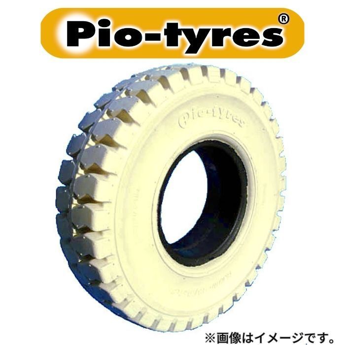 フォークリフト ノーパンクタイヤ 3 00 5 白 パイオタイヤ 1本
