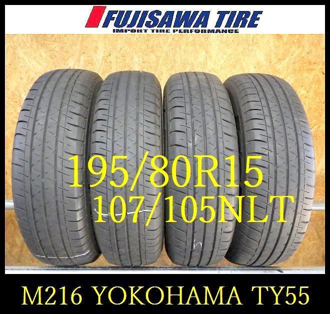 M 216 E 製造 約6 5部山 BluEarth VAN RY 55 195 80 R 15 107 105 NLT 4本