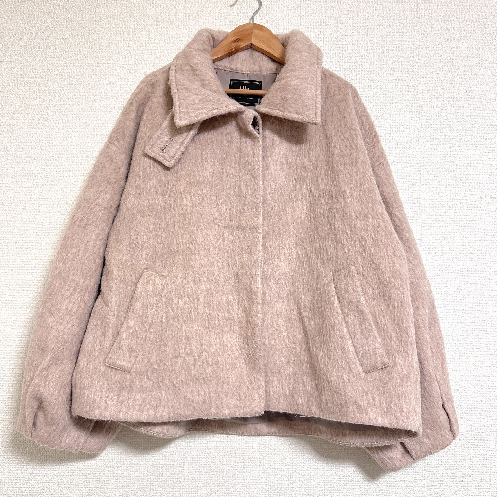 新品タグ付　Yo Kinoshita × Olu.2way シャギーミドルコート Yo Kinoshita × Olu.】2wayシャギーミドルコート 高 品質