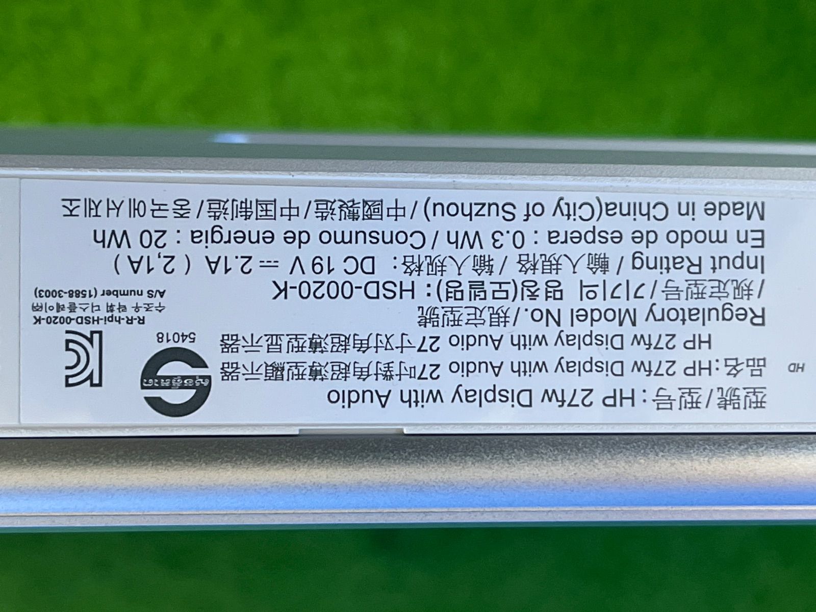 i 662 4 k HP 27 f Display IPS モニター 動作品 保証付 2512