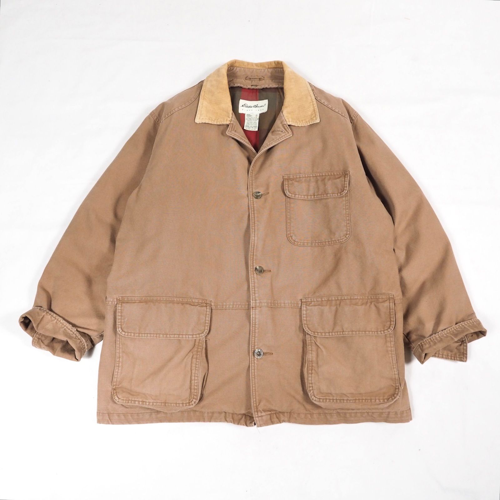 Eddie Bauer detachable goose down lined hunting jacket M 90s