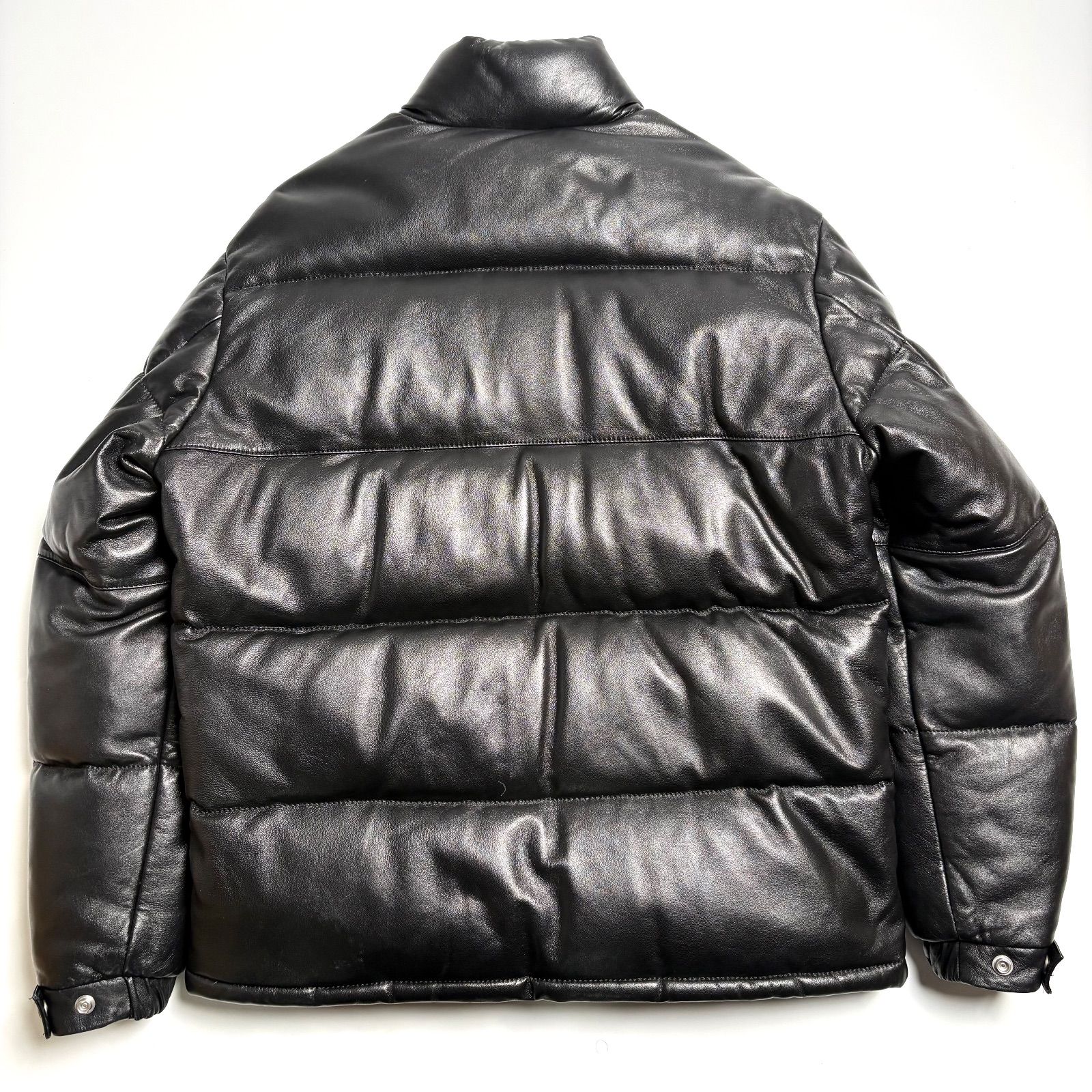 定価9.7万】Schott レザー ダウンジャケット 黒 L 羊革 本革 - メルカリ