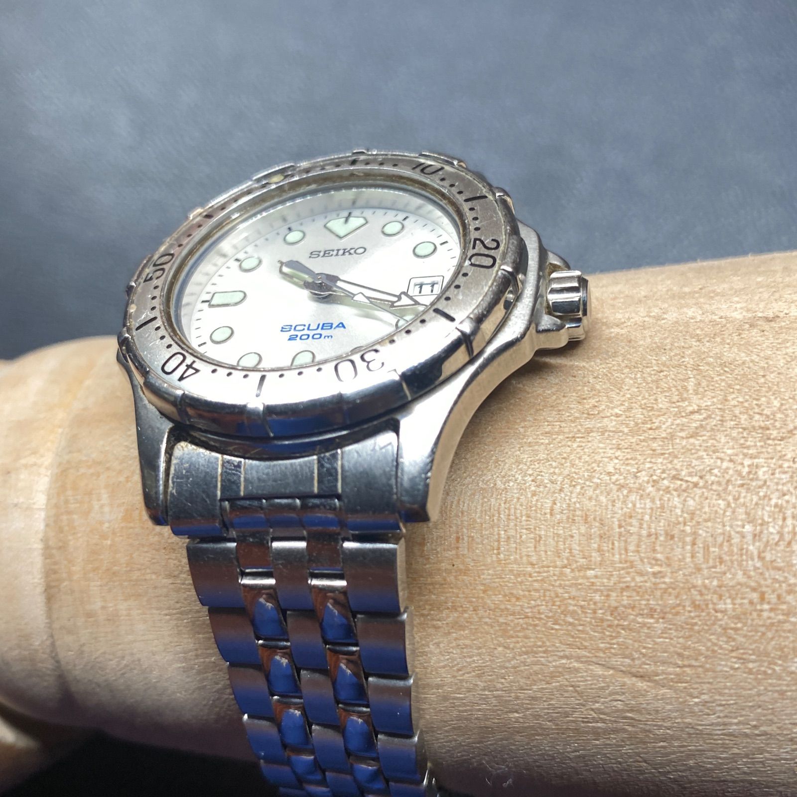 セイコー SEIKO SCUBA 7N35-6000 200m ダイバーズ アバログ メンズ