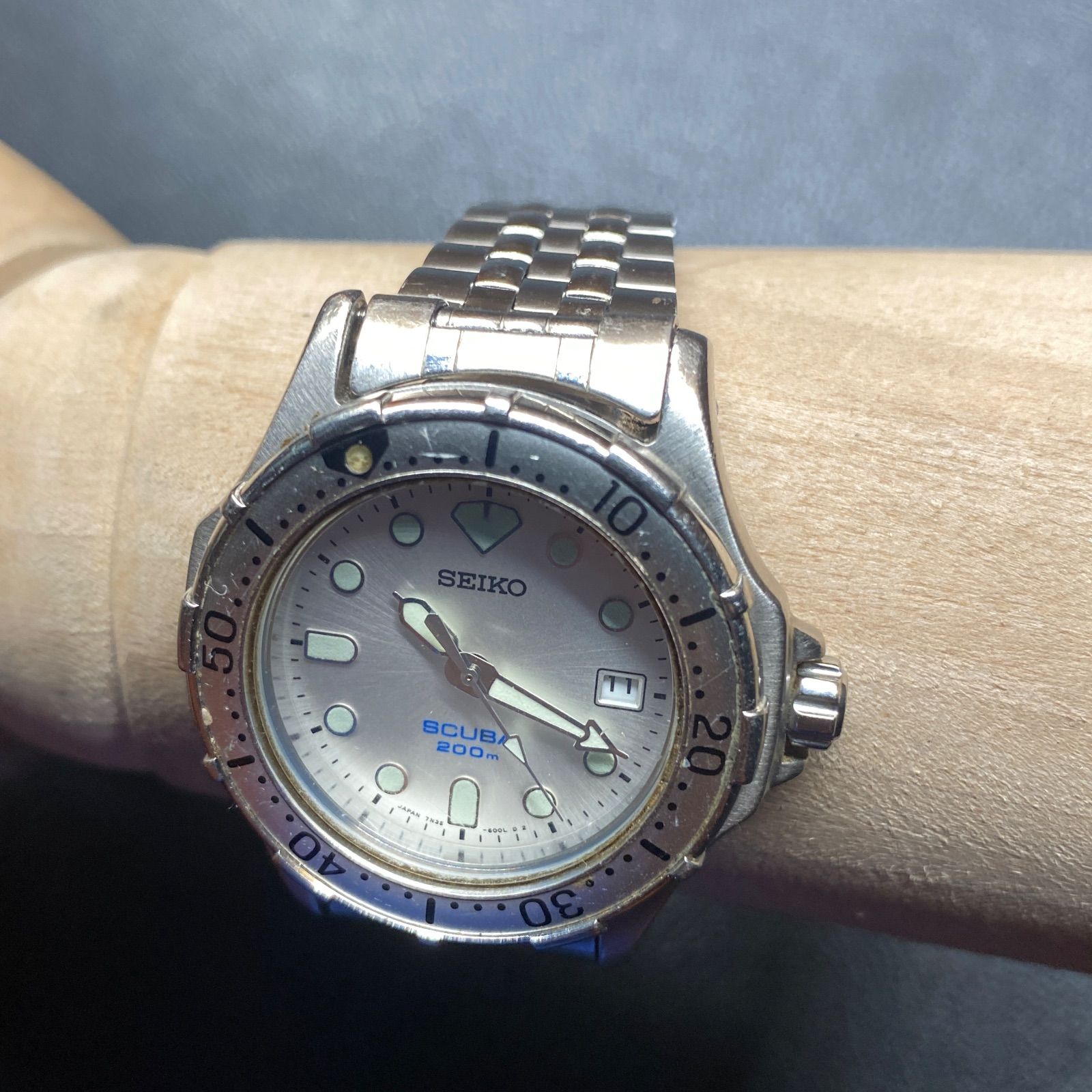 セイコー SEIKO SCUBA 7N35-6000 200m ダイバーズ アバログ メンズ