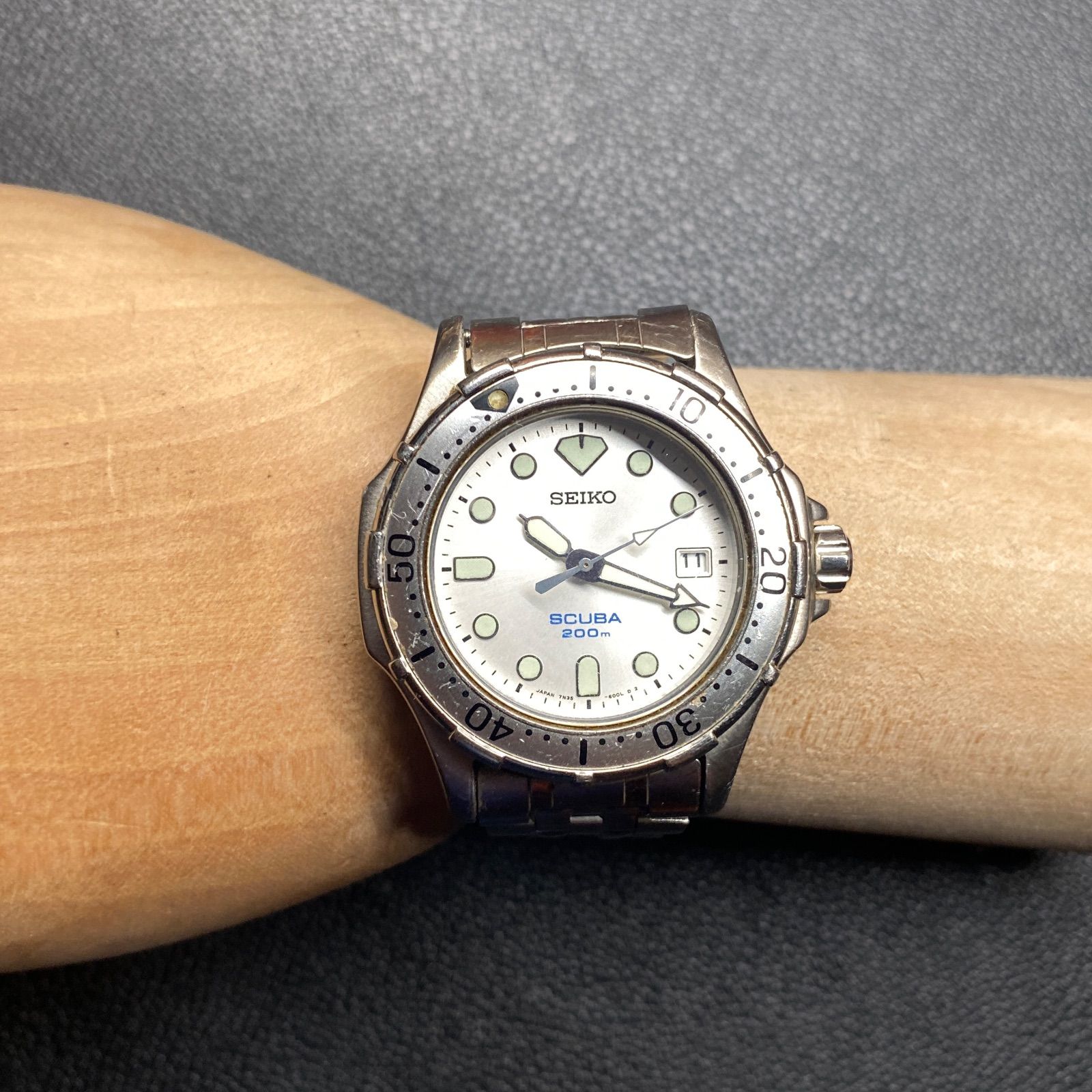 Seiko Scuba 200M 7N35-6000 — Diving Men