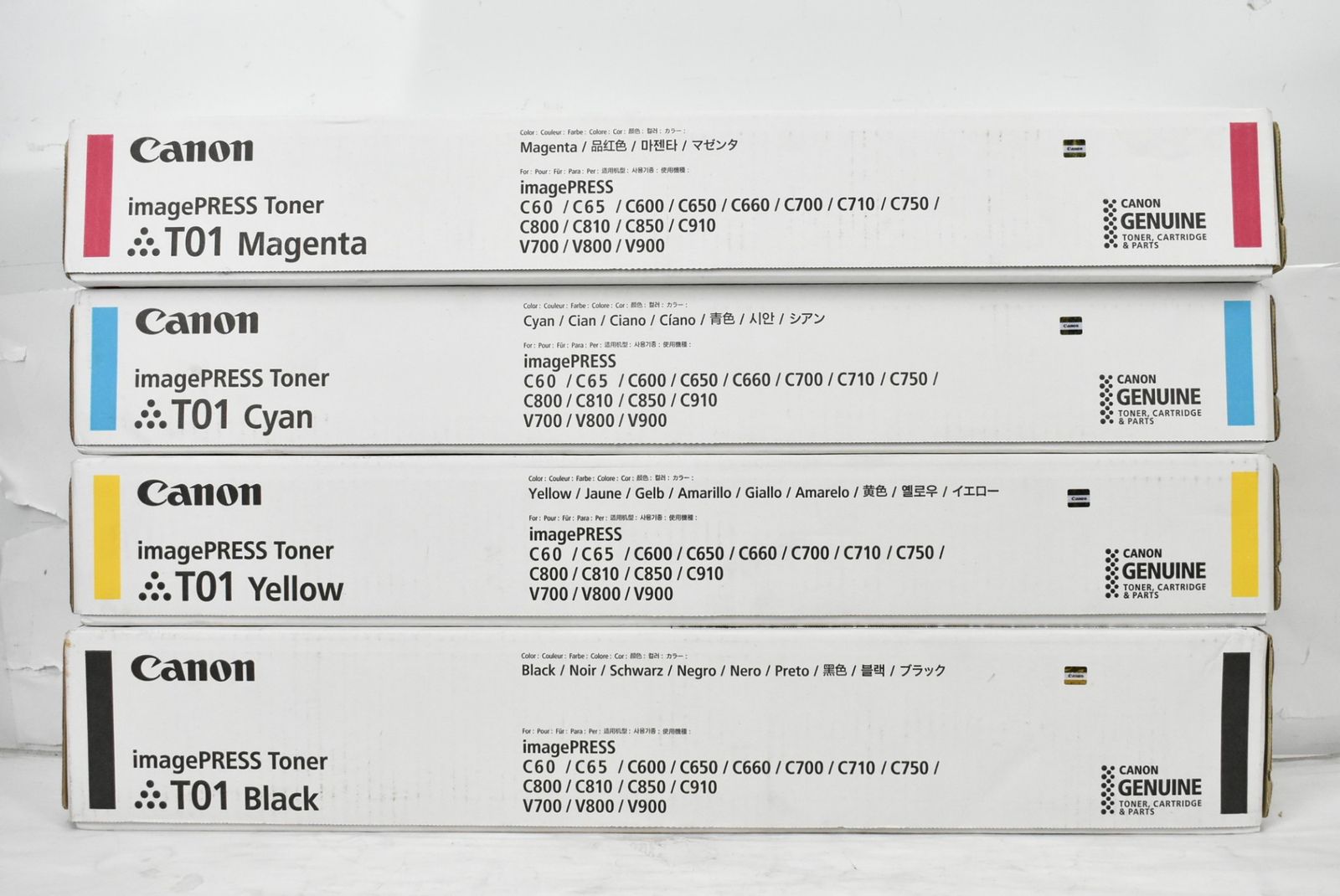 CANON トナー T 01 シアン マゼンタ イエロー ブラック キャノン L 25 byebye