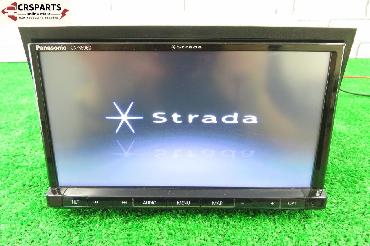ストラーダ CN RE 06 D 地図2019年 メモリー ナビ CD DVD Bluetooth ワンセグ 取外 HE 22 S No 14107