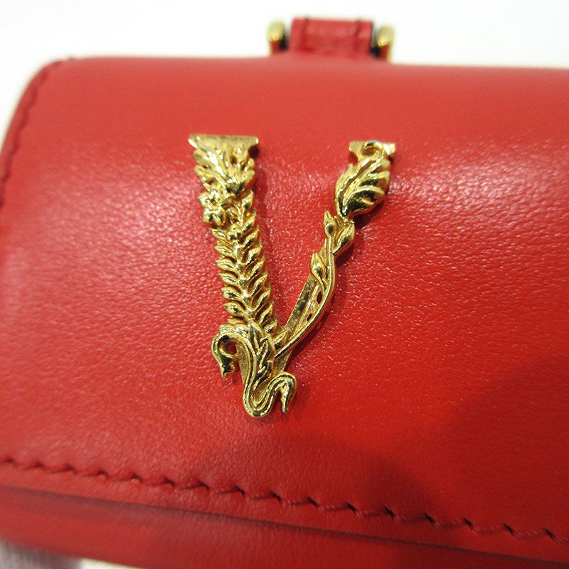 VERSACE ヴェルサーチ Airpods ロゴ ストラップ イタリア製 三重本店】 中古 VERSACE | ヴェルサーチ その他小物 AirPodsケース