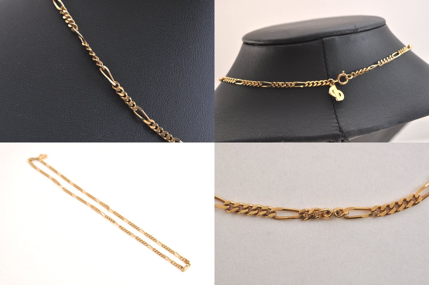 節約 Christian Dior ディオール ゴールド トーン チェーン ネックレス