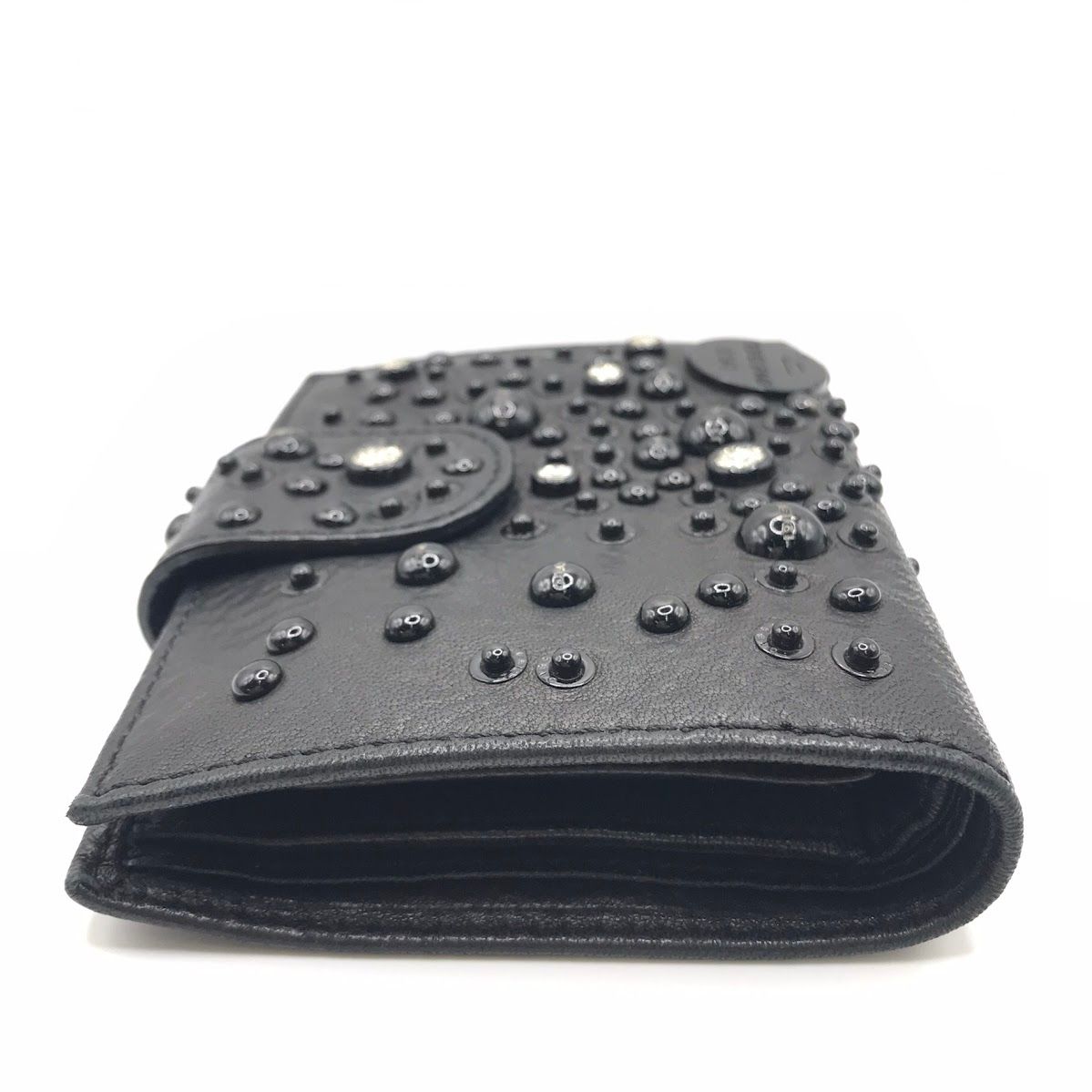 倉吉店】 中古 DIESEL | ディーゼル 二つ折り財布 スタッズ付き財布