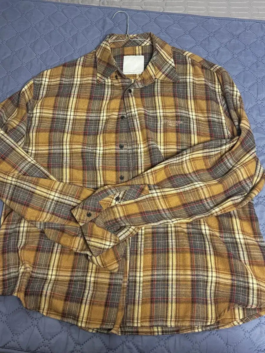 アンダーマイカー 麻 84 フランネル シャツ