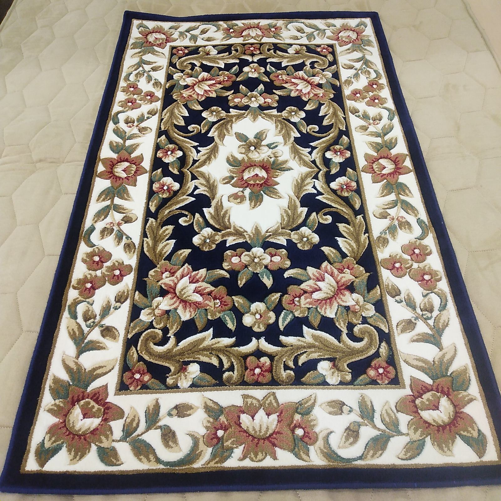 玄関マット　スタンダード　豪華　和洋折衷　大きいマット　約70x120cm