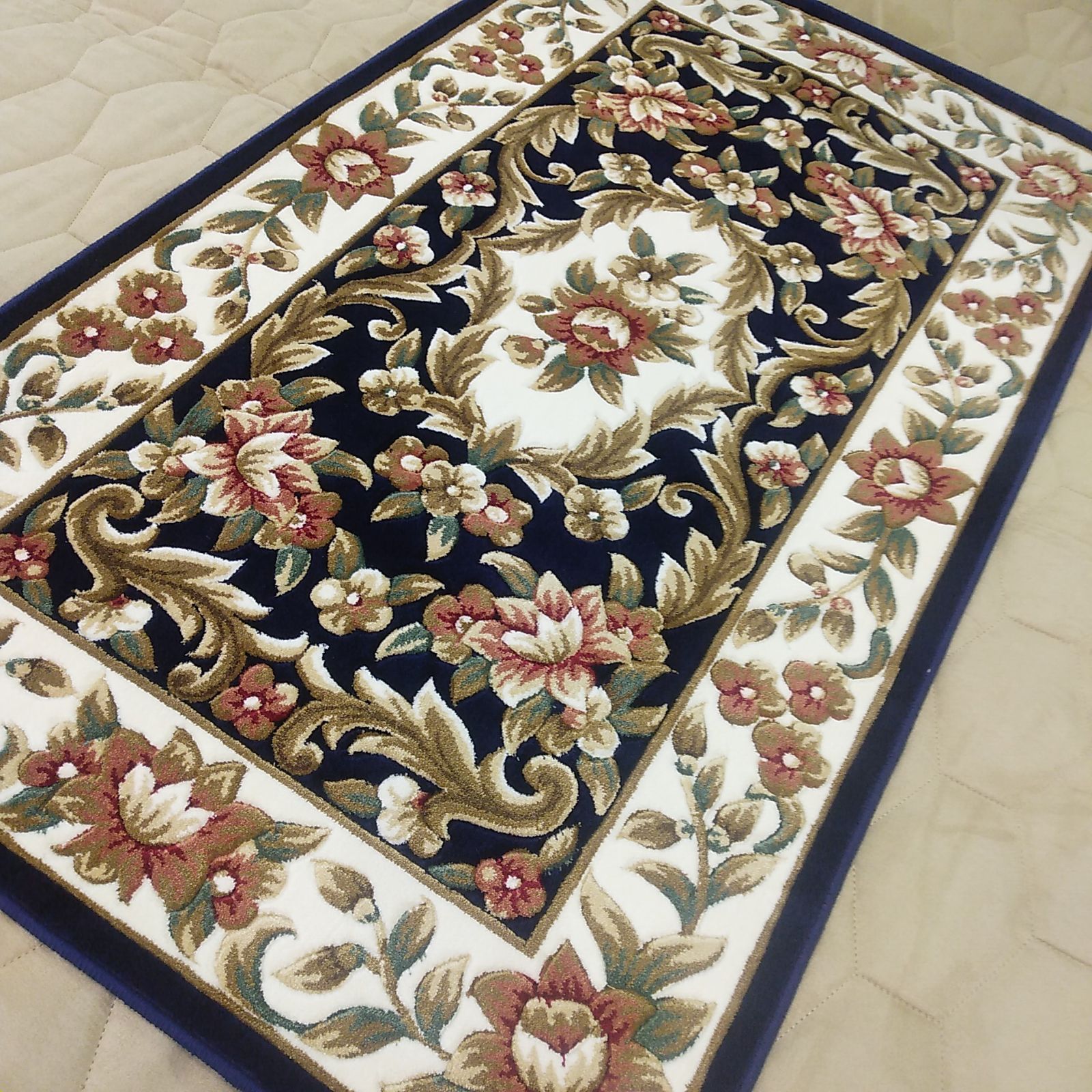 玄関マット　スタンダード　豪華　和洋折衷　大きいマット　約70x120cm