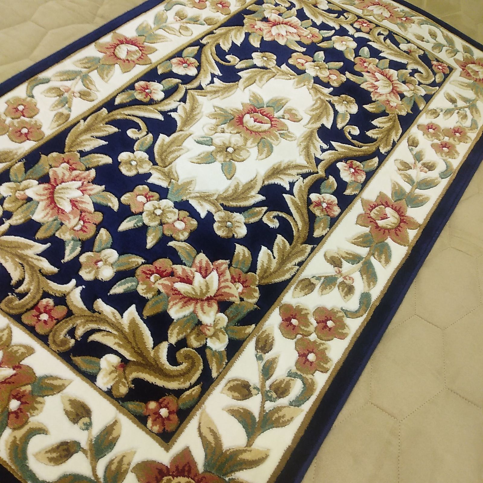 玄関マット　スタンダード　豪華　和洋折衷　大きいマット　約70x120cm