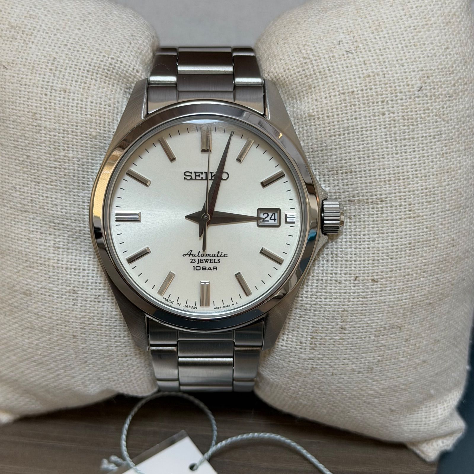 極美品稼働 セイコー メカニカル オートマチック 4R35-03X0自動巻黒文字 ☆【極美品】セイコー メカニカル SEIKO Mechanical 自動巻き