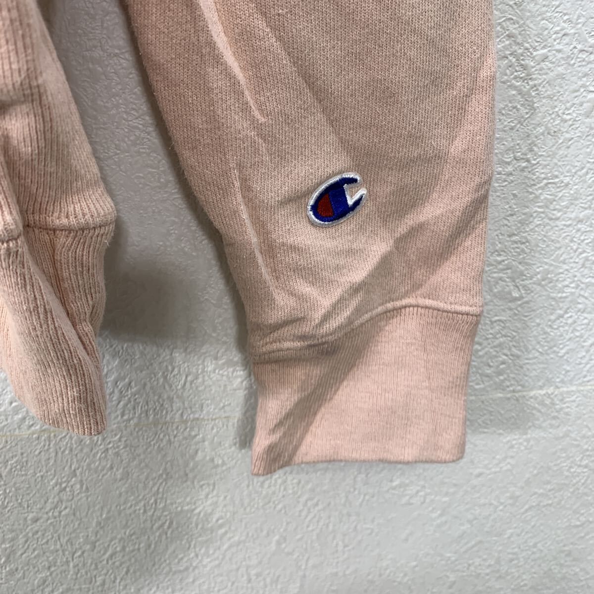 ジュニア スウェットトレーナー チャンピオン スウェットトレーナー_Champion CREW NECK SWEAT CK-A007 （MEDIUM  GRAY） Champion ロゴスウェット トレーナー MEDIUM ホワイトピンク チャンピオン プルオーバー プルオーバー 刺繍ワンポイント 秋物 a712-6045
