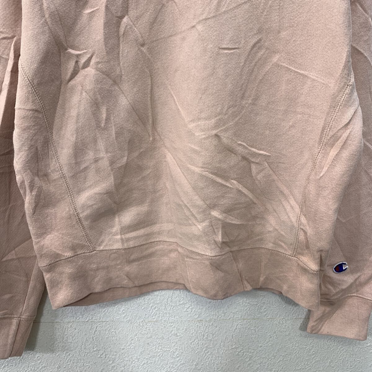 ジュニア スウェットトレーナー チャンピオン スウェットトレーナー_Champion CREW NECK SWEAT CK-A007 （MEDIUM  GRAY） Champion ロゴスウェット トレーナー MEDIUM ホワイトピンク チャンピオン プルオーバー プルオーバー 刺繍ワンポイント 秋物 a712-6045