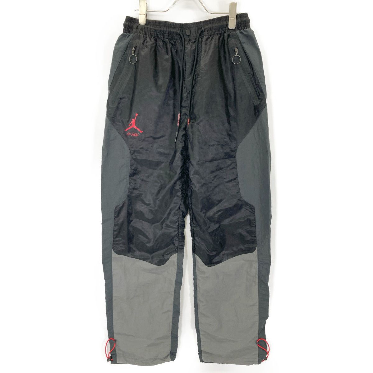 NIKE ナイキ CV 0544 010 ﾌﾞﾗｯｸ Air Jordan x OFF WHITE Crossover Knitted Nylon Sports Long Pants M
