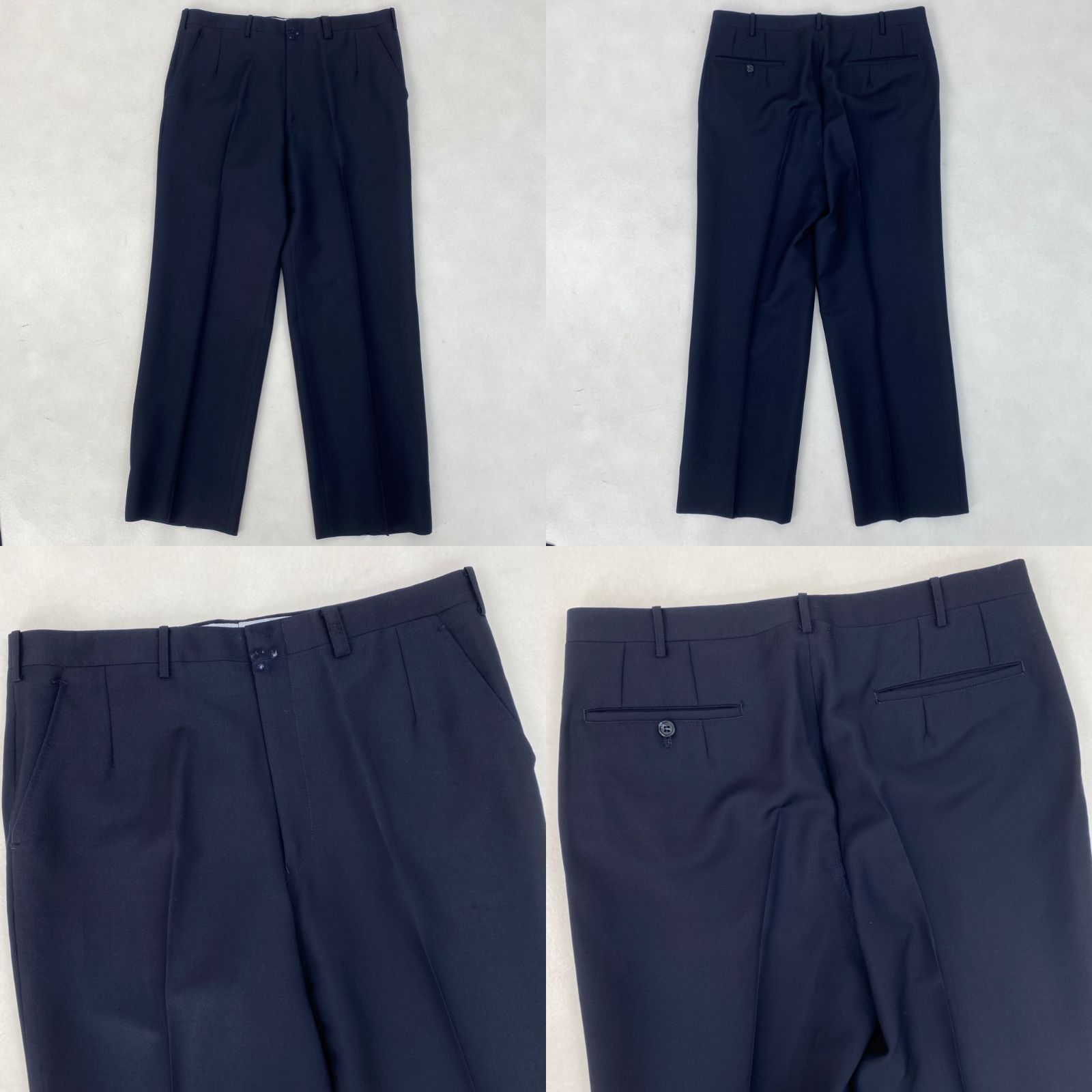 ジバンシー セットアップ シングル 二つボタン 2B ネイビー 表面未使用