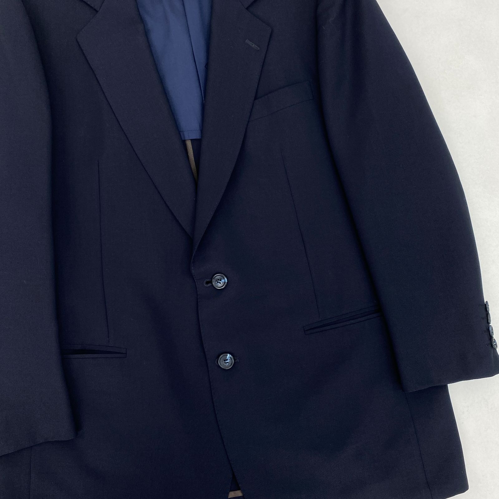 ジバンシー セットアップ シングル 二つボタン 2B ネイビー 表面未使用